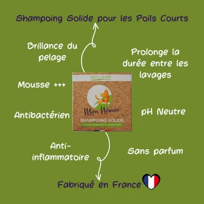 Mon Némée Boîte + Shampoing Solide pour Chiens
