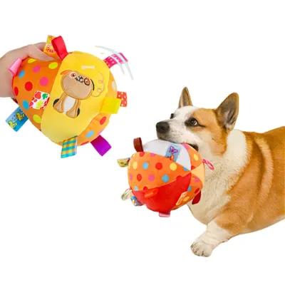 ZenPets Balle jouet grinçante pour chien