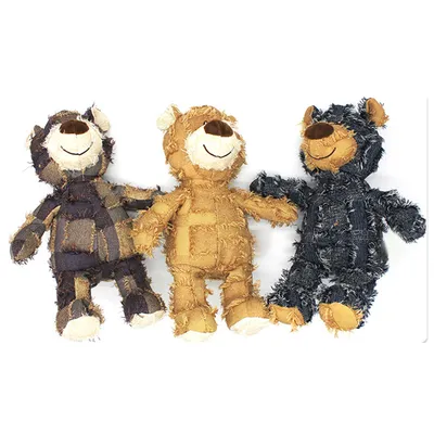 ZenPets Jouet pour chien en forme d'ours mendiant grand