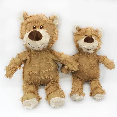 ZenPets Jouet pour chien en forme d'ours mendiant grand