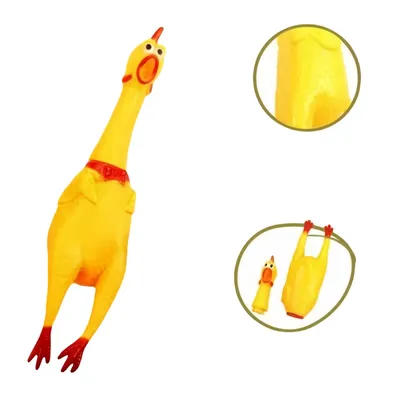 ZenPets Jouet pour chien poulet grogneur