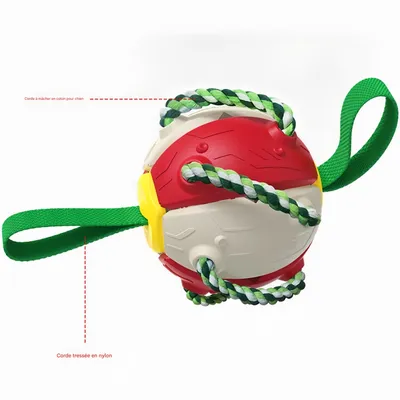 IntiMeg Jouet pour chien Frisbee Ball