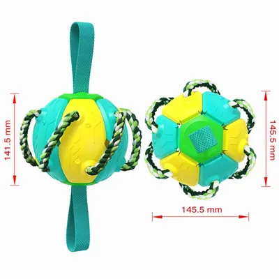 IntiMeg Jouet pour chien Frisbee Ball