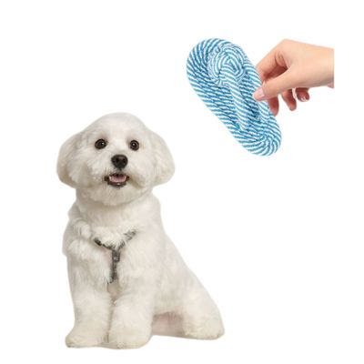 ZenPets Chaussons-jouets pour chien en corde de coton