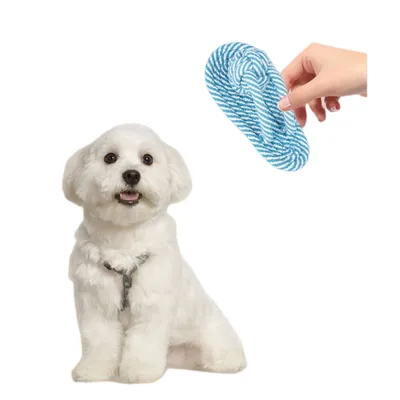ZenPets Chaussons-jouets pour chien en corde de coton