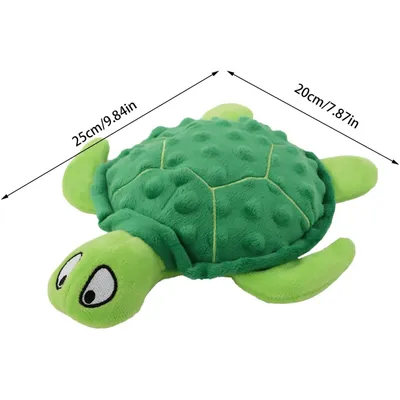 Jouet en peluche pour chien - Tortue, grinçant