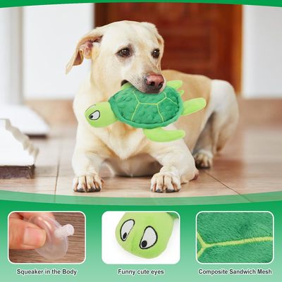 Jouet en peluche pour chien - Tortue, grinçant