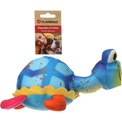 Flamingo - Tortue Clora Bleu  26 cm Jouet pour chien