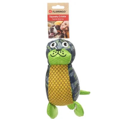 Flamingo - Jouet Phoque Vert Siwi 28 cm flottant pour chien