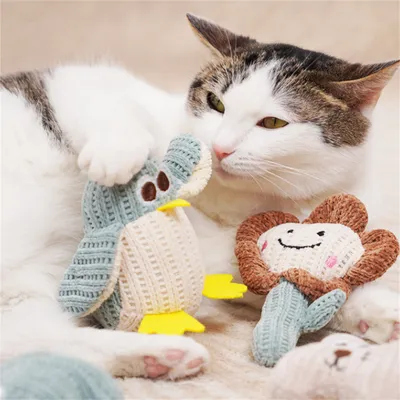 ZenPets Peluche chat à la menthe