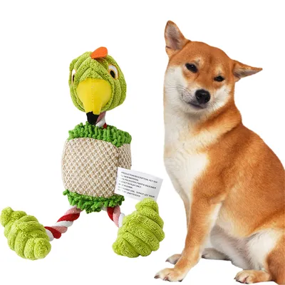 ZenPets Jouet en peluche sonore flamant rose pour chiens