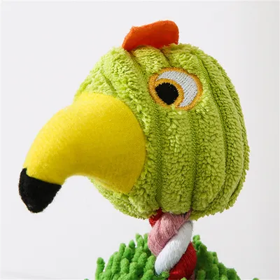 ZenPets Jouet en peluche sonore flamant rose pour chiens