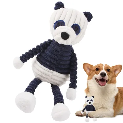 ZenPets Jouet en peluche panda pour chien
