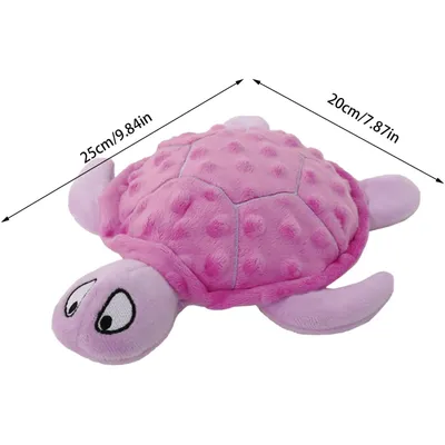 Jouet en peluche pour chien - Tortue, grinçant