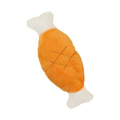 ZenPets Jouet en peluche pour chien Cuisse de poulet