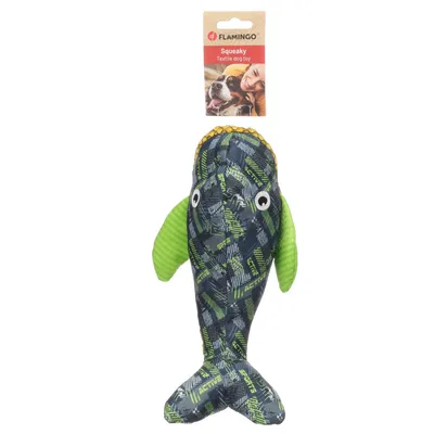 Baleine Verte Siwi 28 cm  jeux flottant pour chien