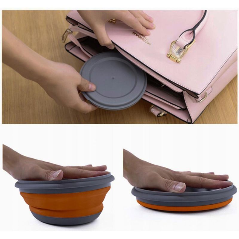 Boîtes alimentaires pliantes en silicone