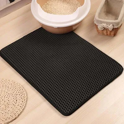 Tapis de Litière Antidérapant pour Chats