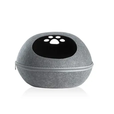 Lit pour chat HooPet avec oreiller en feutre