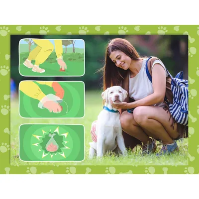 Sacs poubelles parfumés pour chiens de 120 litres