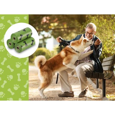 Sacs poubelles parfumés pour chiens de 120 litres