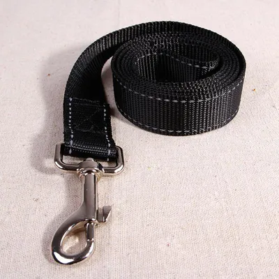 Laisse pour chien noire de 125 cm Laisse pour chien noire de 125 cm
