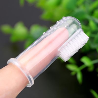 Brosse à dents en silicone pour animaux de compagnie