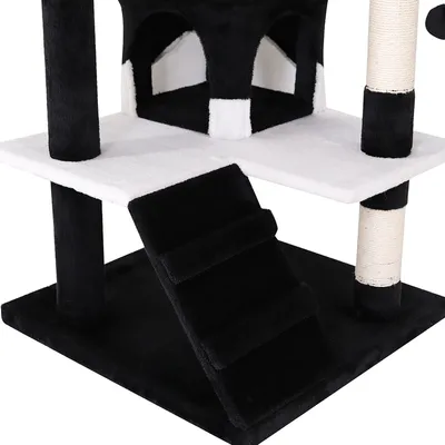 lionto arbre à chat avec sisal, 2 balles & 3 plateformes confort lionto arbre à chat avec sisal, 2 balles & 3 plateformes confort