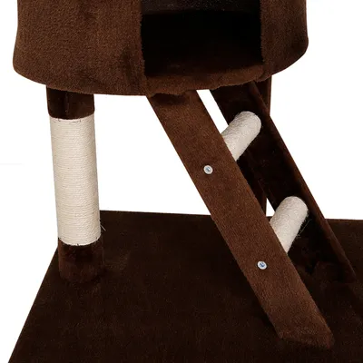lionto XXL Kratzbaum 230-250 cm mit Sisal, Plüsch, Höhlen und Hängematten lionto XXL Kratzbaum 230-250 cm mit Sisal, Plüsch, Höhlen und Hängematten