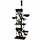 230-250 cm / schwarz/weiß