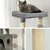 lionto arbre à chat avec hamacs, balles en peluche et plateformes