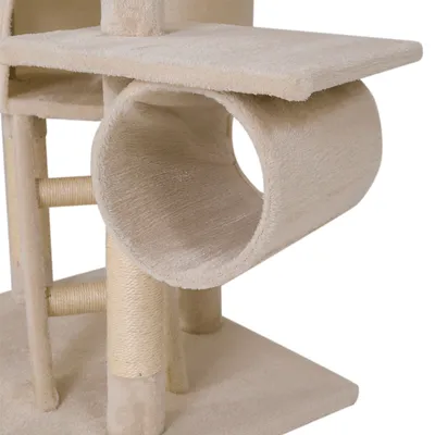 lionto XXL Kratzbaum 230-250 cm mit Sisal, Plüsch, Höhlen und Hängematten lionto XXL Kratzbaum 230-250 cm mit Sisal, Plüsch, Höhlen und Hängematten