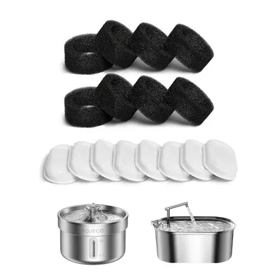 ROJECO - Filtres de rechange pour fontaine à eau pour chats ROJECO - Filtres de rechange pour fontaine à eau pour chats
