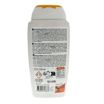Shampooing anti-odeurs 250 ml pour chien