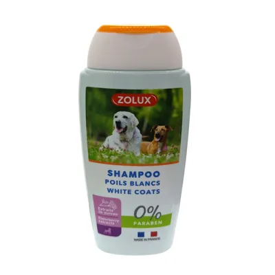 zolux - Shampooing pour chien à poils blanc 250 ml