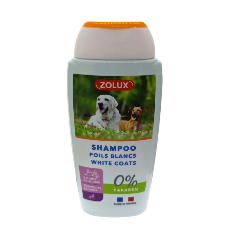 zolux - Shampooing pour chien à poils blanc 250 ml