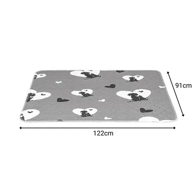 lionto tapis pour chien lavable et imperméable anti-fuite, lot de 2