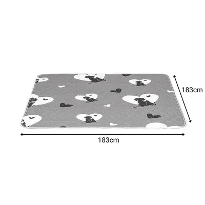 lionto tapis pour chien lavable et imperméable anti-fuite, lot de 2