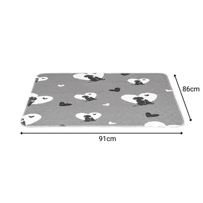 lionto tapis pour chien lavable et imperméable anti-fuite, lot de 2