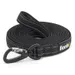 lionto Schleppleine gummiert, Handschlaufe, 360°-Karabiner, reflektierend