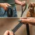 lionto Schleppleine gummiert, Handschlaufe, 360°-Karabiner, reflektierend