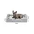 lionto orthopädisches Hundebett mit Rand und waschbarem Bezug lionto orthopädisches Hundebett mit Rand und waschbarem Bezug