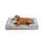 lionto orthopädisches Hundebett mit Rand und waschbarem Bezug lionto orthopädisches Hundebett mit Rand und waschbarem Bezug