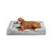 lionto orthopädisches Hundebett mit Rand und waschbarem Bezug