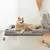 lionto coussin orthopédique pour chien avec rebord et housse lavable lionto coussin orthopédique pour chien avec rebord et housse lavable