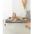 lionto orthopädisches Hundebett mit Rand und waschbarem Bezug