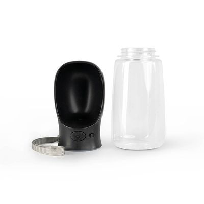 lionto tragbare, auslaufsichere Hundetrinkflasche aus ABS-Kunststoff