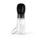 lionto tragbare, auslaufsichere Hundetrinkflasche aus ABS-Kunststoff 500 ml, Schwarz