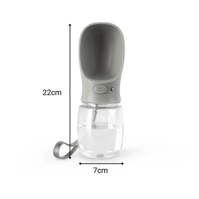 lionto bouteille d’eau portable pour chien anti-fuite en plastique ABS