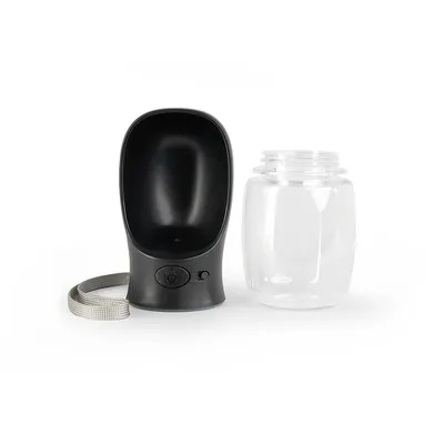 lionto tragbare, auslaufsichere Hundetrinkflasche aus ABS-Kunststoff